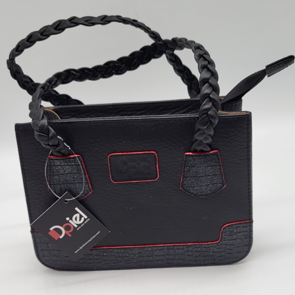 Leather Crossbody Satchel Bag